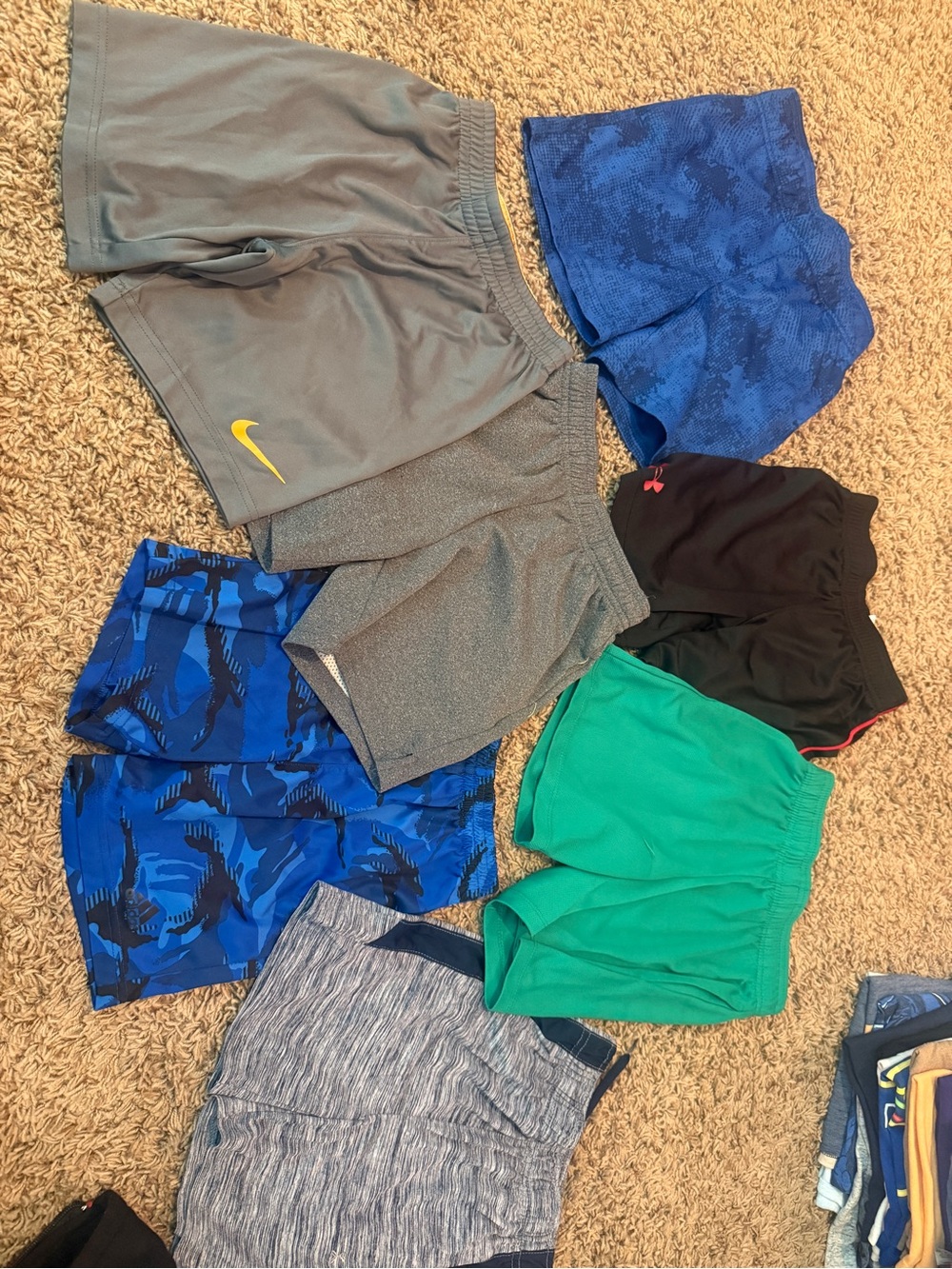 7 pairs of athletic shorts